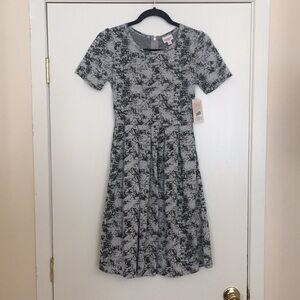 XS‎ LuLaRoe Amelia Dress C06 1936